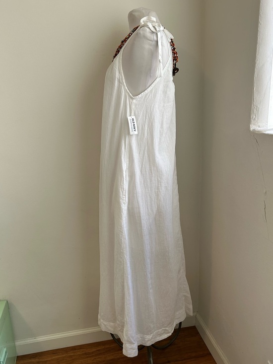 NWT Old Navy Sleeveless Tie-Shoulder All-Day Maxi Swing Dress M - Picture 5 of 15